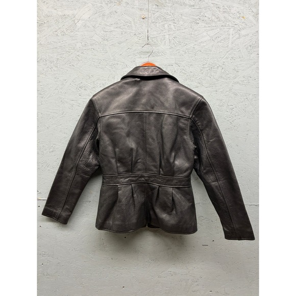Pelle Studio Wilsons Leather Jacket Women's M Black Thinsulate Zip Front Leather - Picture 12 of 12